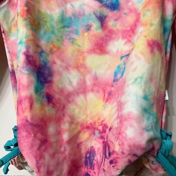 Posh Peanut Joplin Long Sleeve Ruffled Rash Guard Swimsuit 18-24 Months - Picture 7 of 16